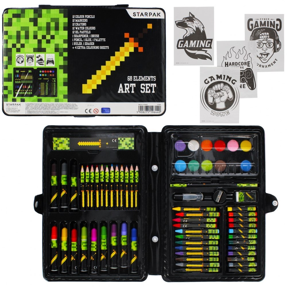 ART SET DE 68 PIXEL JUEGO STARPAK 476949